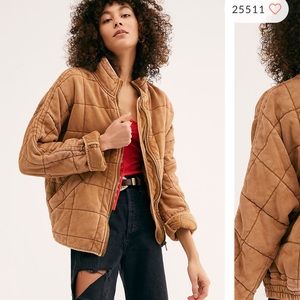 Dolman Quilted knit jacket